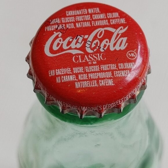 RETRO Coca Cola Bottle with bottle cap 2003 - Picture 2 of 5